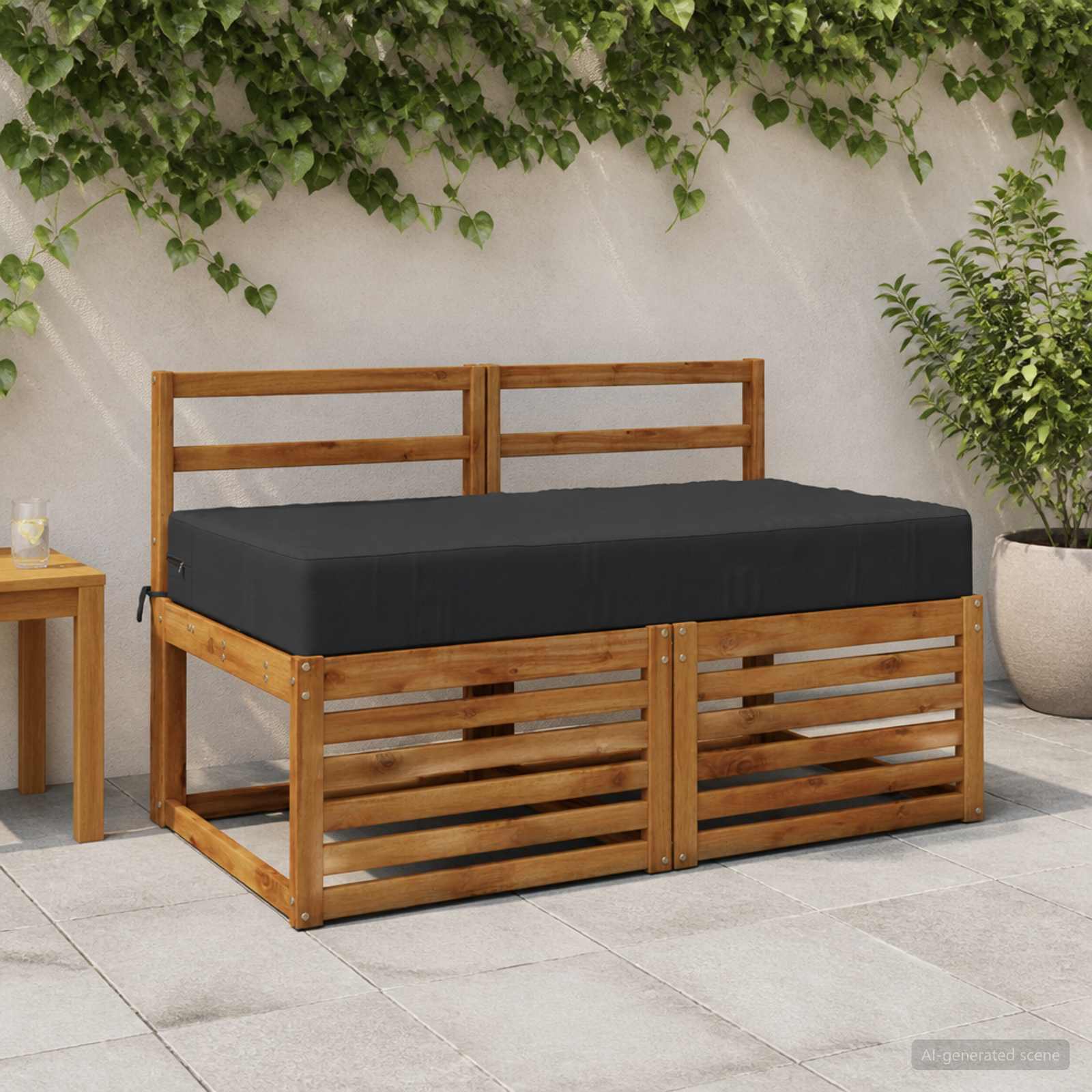 946708_1.jpg vidaXL Podložka na sedadlo SOEST 100% polyester Tmavo modrá – Obrázok 1