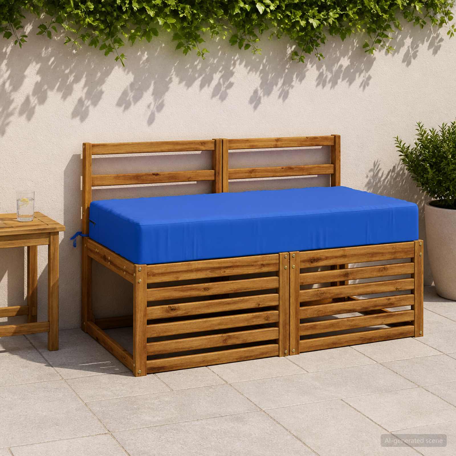 946718_1.jpg vidaXL Podložka na sedadlo SOEST 100% polyester Kráľovská modrá – Obrázok 1