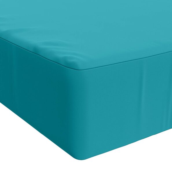 vidaXL Podložka na sedadlo SOEST 100% polyester Tyrkysová – Obrázok 7