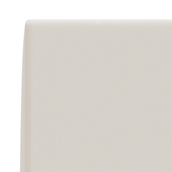 vidaXL Podložka na operadlo SOEST 100% polyester Biela – Obrázok 6