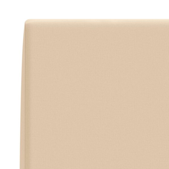 vidaXL Podložka na operadlo SOEST 100% polyester Krémová – Obrázok 6