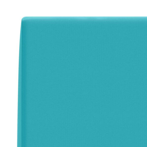 vidaXL Podložka na operadlo SOEST 100% polyester Tyrkysová – Obrázok 6