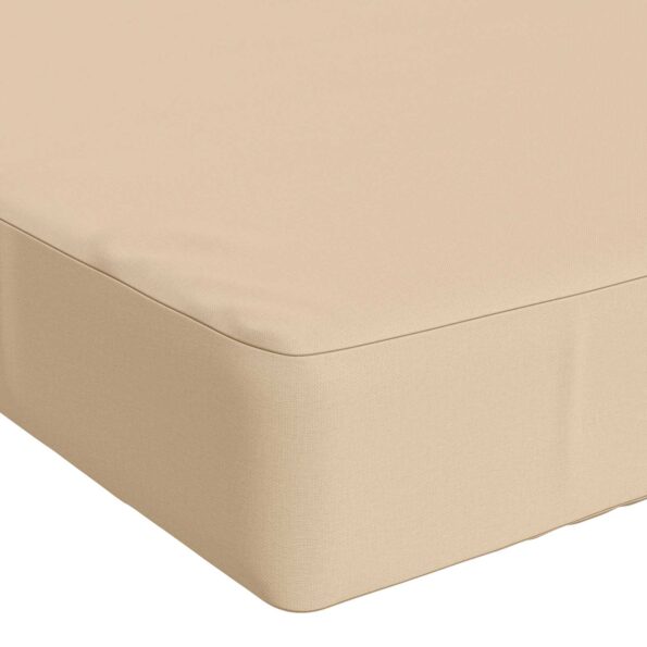 vidaXL Podložka na sedadlo SOEST 100% polyester Krémová – Obrázok 7