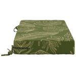 vidaXL Podložka na sedadlo SOEST 100% polyester Design s listami – Obrázok 4