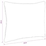 vidaXL 1-dielny vankúš na chrbát PUTTEN 100% polyester Tyrkysová – Obrázok 8