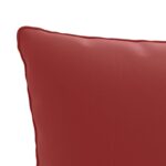 vidaXL 1-dielny vankúš na chrbát PUTTEN 100% polyester Víno červené – Obrázok 6