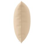 vidaXL 1-dielny vankúš na chrbát PUTTEN 100% polyester Krémová – Obrázok 5