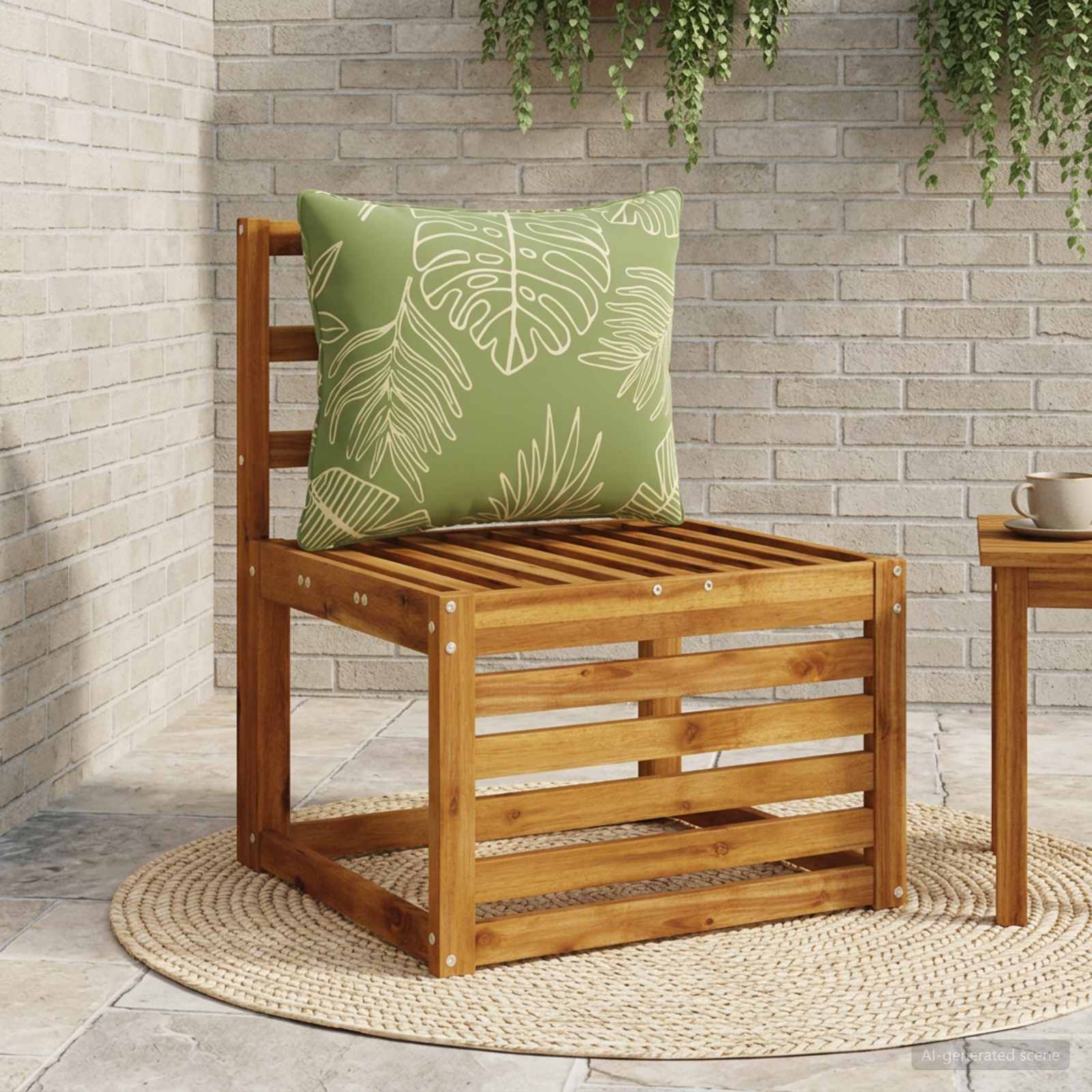 946956_1.jpg vidaXL 1-dielny vankúš na chrbát PUTTEN 100% polyester 60 x 40 x 15 cm – Obrázok 1