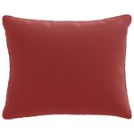 vidaXL 1-dielny vankúš na chrbát PUTTEN 100% polyester Víno červené – Obrázok 4