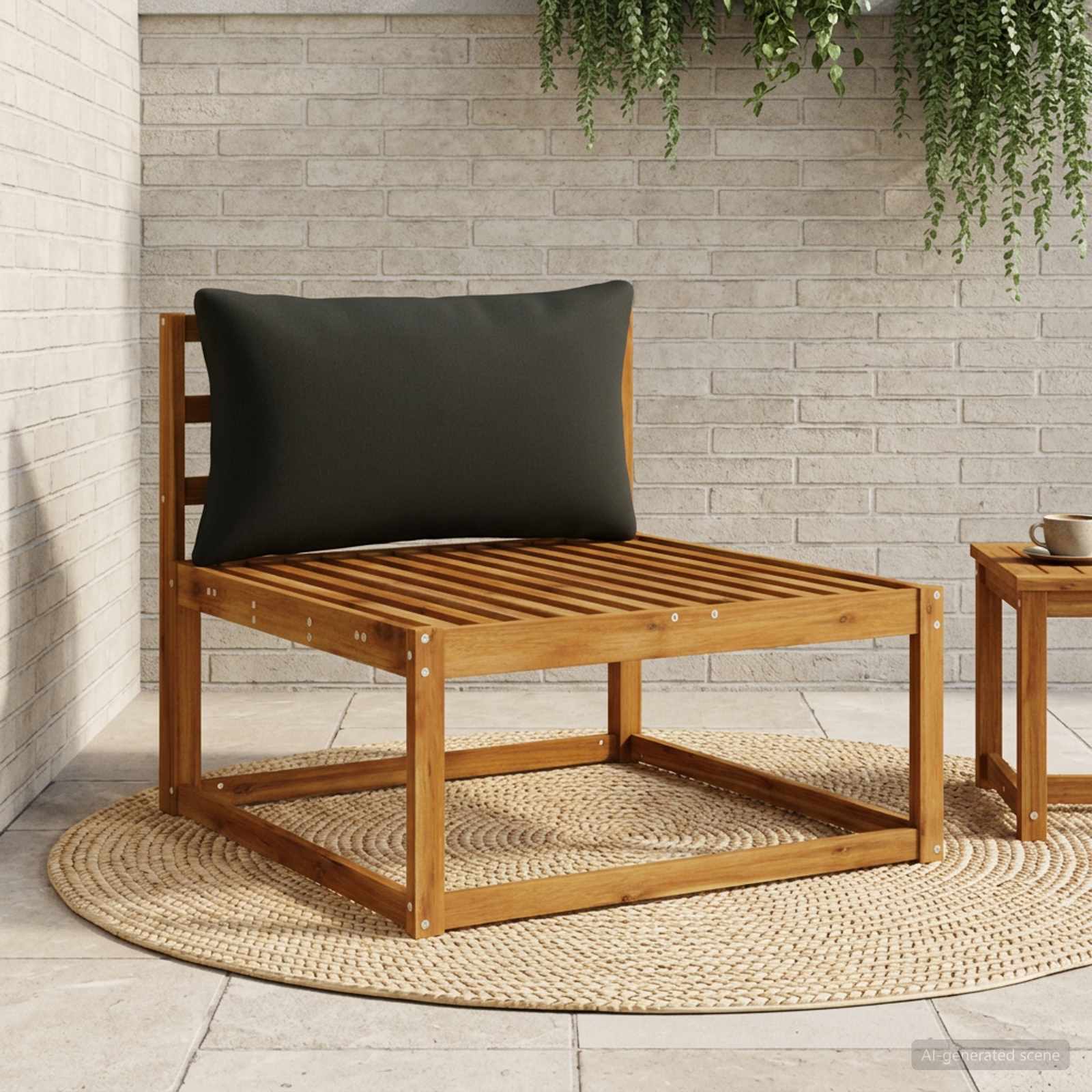 946970_1.jpg vidaXL 1-dielny vankúš na chrbát PUTTEN 100% polyester Čierna – Obrázok 1