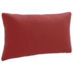 vidaXL 1-dielny vankúš na chrbát PUTTEN 100% polyester Víno červené – Obrázok 2