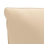 vidaXL 1-dielny vankúš na chrbát PUTTEN 100% polyester Krémová – Obrázok 6
