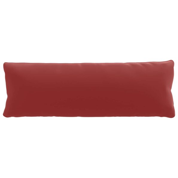 vidaXL 1-dielny vankúš na chrbát PUTTEN 100% polyester Víno červené – Obrázok 4