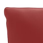 vidaXL 1-dielny vankúš na chrbát PUTTEN 100% polyester Víno červené – Obrázok 6