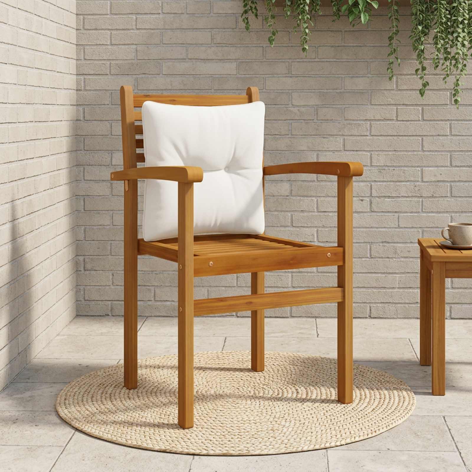 947053_1.jpg vidaXL Vankúš na chrbát PUTTEN 100% polyester Biela 40 x 40 x 10 cm – Obrázok 1