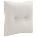 vidaXL Vankúš na chrbát PUTTEN 100% polyester Biela 40 x 40 x 10 cm – Obrázok 2