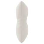vidaXL Vankúš na chrbát PUTTEN 100% polyester Biela 40 x 40 x 10 cm – Obrázok 5