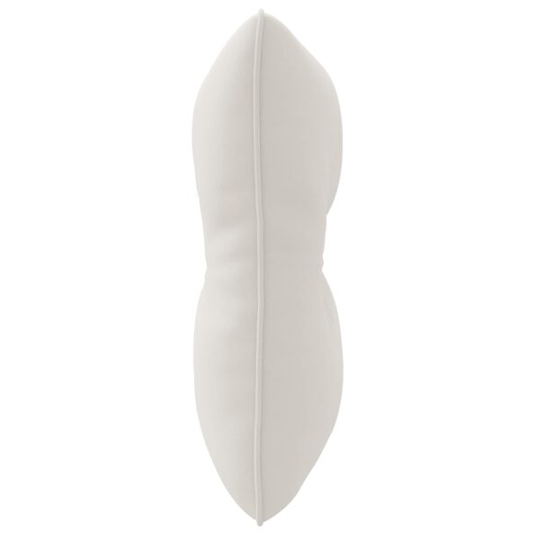 vidaXL Vankúš na chrbát PUTTEN 100% polyester Biela 40 x 40 x 10 cm – Obrázok 5