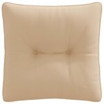 vidaXL Vankúš na chrbát PUTTEN 100% polyester Piesková 40 x 40 x 10 cm – Obrázok 4