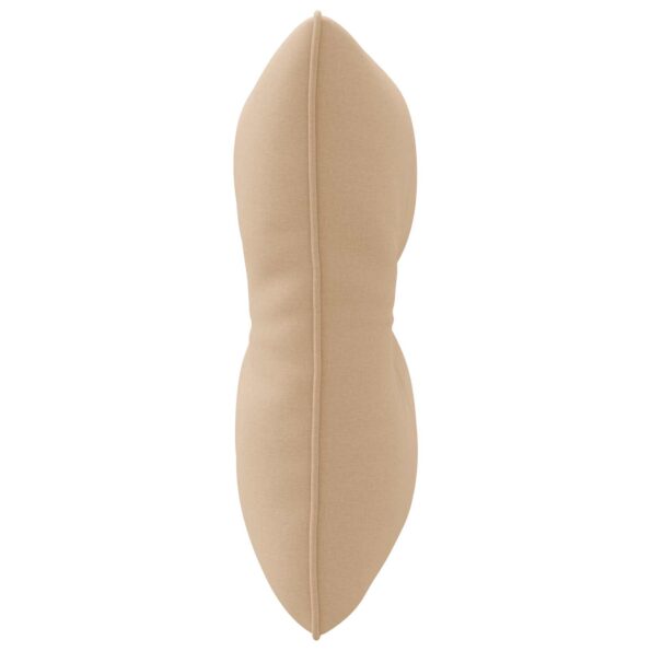 vidaXL Vankúš na chrbát PUTTEN 100% polyester Piesková 40 x 40 x 10 cm – Obrázok 5