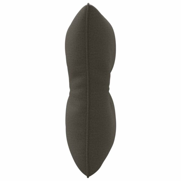 vidaXL Vankúš na chrbát PUTTEN 100% polyester Antracitová – Obrázok 5