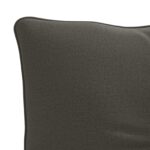 vidaXL Vankúš na chrbát PUTTEN 100% polyester Antracitová – Obrázok 6