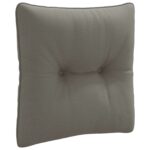 vidaXL Vankúš na chrbát PUTTEN 100% polyester Sivá 40 x 40 x 10 cm – Obrázok 2
