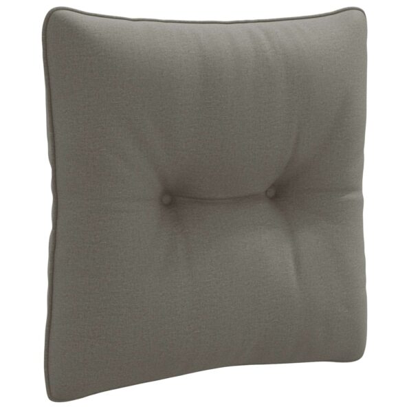 vidaXL Vankúš na chrbát PUTTEN 100% polyester Sivá 40 x 40 x 10 cm – Obrázok 2