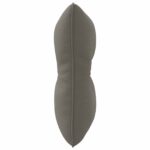vidaXL Vankúš na chrbát PUTTEN 100% polyester Sivá 40 x 40 x 10 cm – Obrázok 5