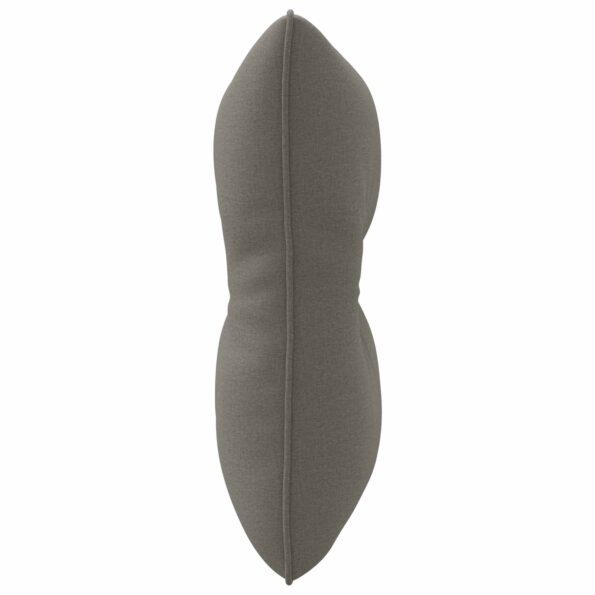 vidaXL Vankúš na chrbát PUTTEN 100% polyester Sivá 40 x 40 x 10 cm – Obrázok 5
