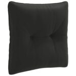 vidaXL Vankúš na chrbát PUTTEN 100% polyester Čierna 40 x 40 x 10 cm – Obrázok 2