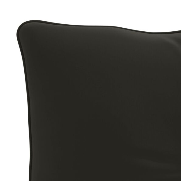 vidaXL Vankúš na chrbát PUTTEN 100% polyester Čierna 40 x 40 x 10 cm – Obrázok 6