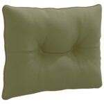 vidaXL Vankúš na chrbát PUTTEN 100% polyester Olivovo zelená – Obrázok 2