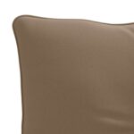 vidaXL Vankúš na chrbát PUTTEN 100% polyester Sivohnedá – Obrázok 6