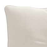 vidaXL Vankúš na chrbát PUTTEN 100% polyester Biela 60 x 40 x 10 cm – Obrázok 6