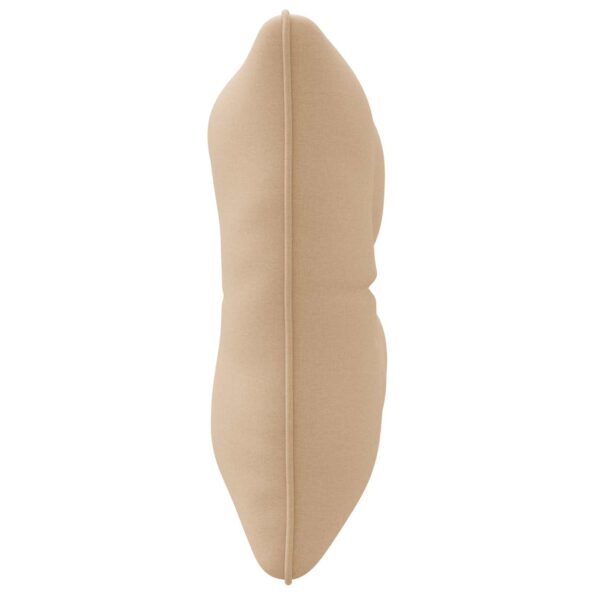 vidaXL Vankúš na chrbát PUTTEN 100% polyester Piesková 60 x 40 x 10 cm – Obrázok 5