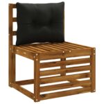 vidaXL Vankúš na chrbát PUTTEN 100% polyester Čierna 60 x 40 x 10 cm – Obrázok 3