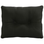 vidaXL Vankúš na chrbát PUTTEN 100% polyester Čierna 60 x 40 x 10 cm – Obrázok 4