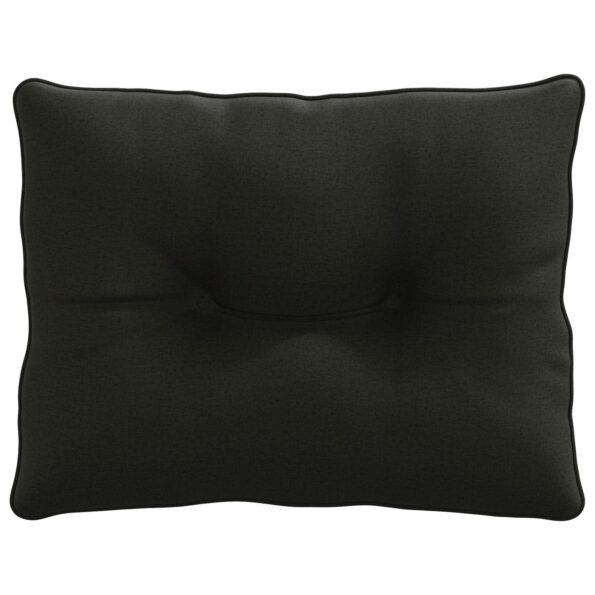 vidaXL Vankúš na chrbát PUTTEN 100% polyester Čierna 60 x 40 x 10 cm – Obrázok 4