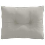 vidaXL Vankúš na chrbát PUTTEN 100% polyester Sivá 60 x 40 x 10 cm – Obrázok 4