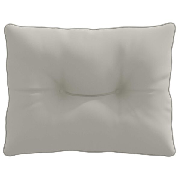 vidaXL Vankúš na chrbát PUTTEN 100% polyester Sivá 60 x 40 x 10 cm – Obrázok 4