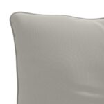 vidaXL Vankúš na chrbát PUTTEN 100% polyester Sivá 60 x 40 x 10 cm – Obrázok 6