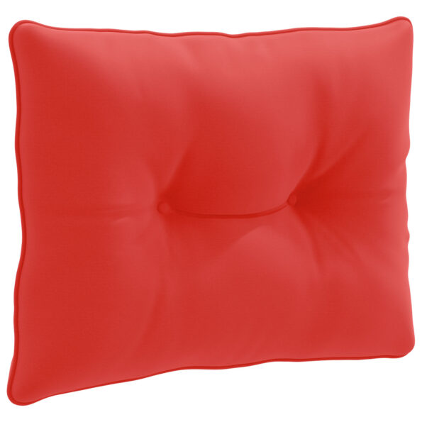 vidaXL Vankúš na chrbát PUTTEN 100% polyester Červená 60 x 40 x 10 cm – Obrázok 2