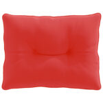 vidaXL Vankúš na chrbát PUTTEN 100% polyester Červená 60 x 40 x 10 cm – Obrázok 4