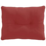vidaXL Vankúš na chrbát PUTTEN 100% polyester Víno červené – Obrázok 4