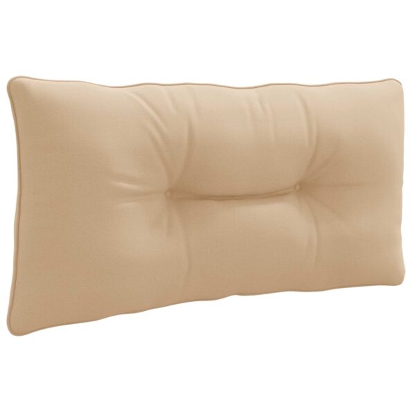 vidaXL Vankúš na chrbát PUTTEN 100% polyester Piesková 70 x 40 x 10 cm – Obrázok 2
