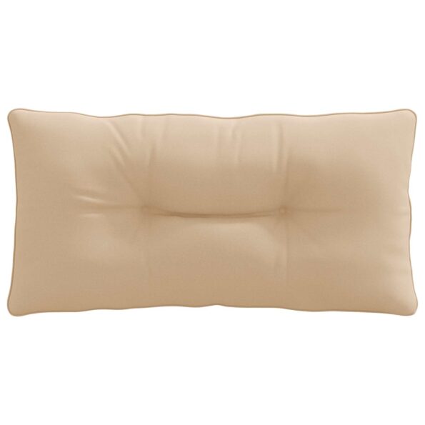 vidaXL Vankúš na chrbát PUTTEN 100% polyester Piesková 70 x 40 x 10 cm – Obrázok 4