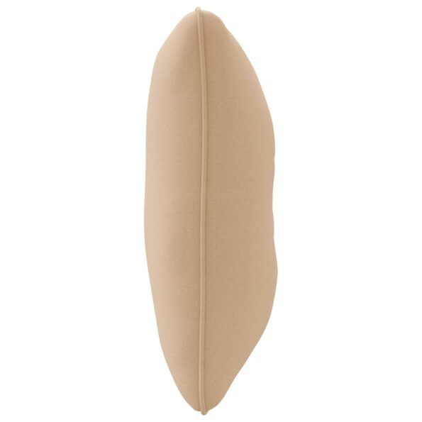 vidaXL Vankúš na chrbát PUTTEN 100% polyester Piesková 70 x 40 x 10 cm – Obrázok 5