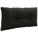 vidaXL Vankúš na chrbát PUTTEN 100% polyester Čierna 70 x 40 x 10 cm – Obrázok 2