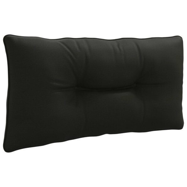 vidaXL Vankúš na chrbát PUTTEN 100% polyester Čierna 70 x 40 x 10 cm – Obrázok 2